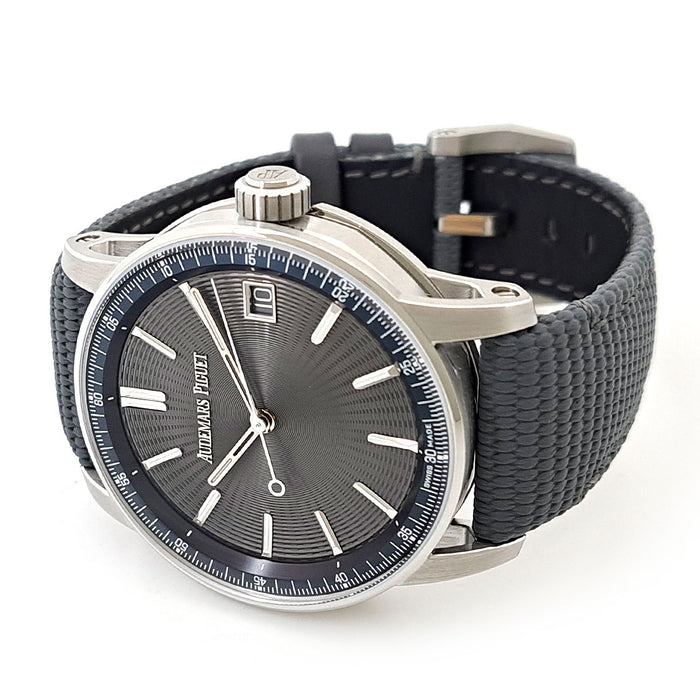 AUDEMARS PIGUET
CODE 11.59 by Audemars Piguet Gray Embossed Dial
With box and warranty card