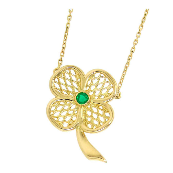 Van Cleef & Arpels 
エメラルド クローバー ネックレス