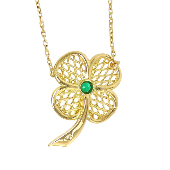 Van Cleef & Arpels 
エメラルド クローバー ネックレス