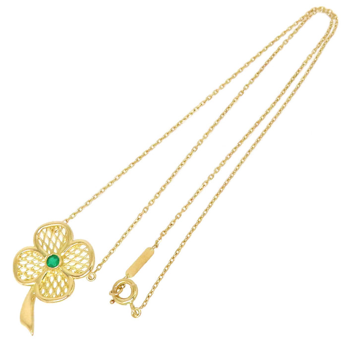 Van Cleef & Arpels 
エメラルド クローバー ネックレス