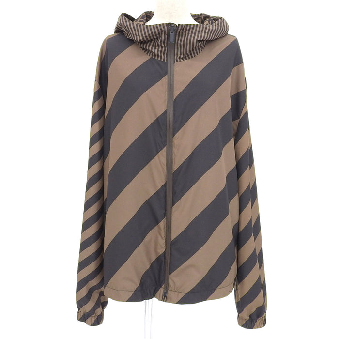 FENDI 
FF柄 ストライプ 
ズッカ柄 リバーシブル ウィンドブレーカー