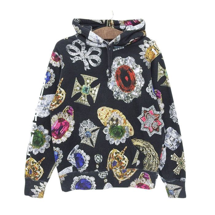 Supreme 
Jewel Pattern Logo Sweat Hoodie Cotton 
Jewel All-over Pattern Parker