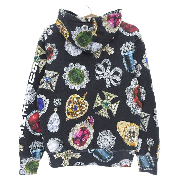 Supreme 
Jewel Pattern Logo Sweat Hoodie Cotton 
Jewel All-over Pattern Parker