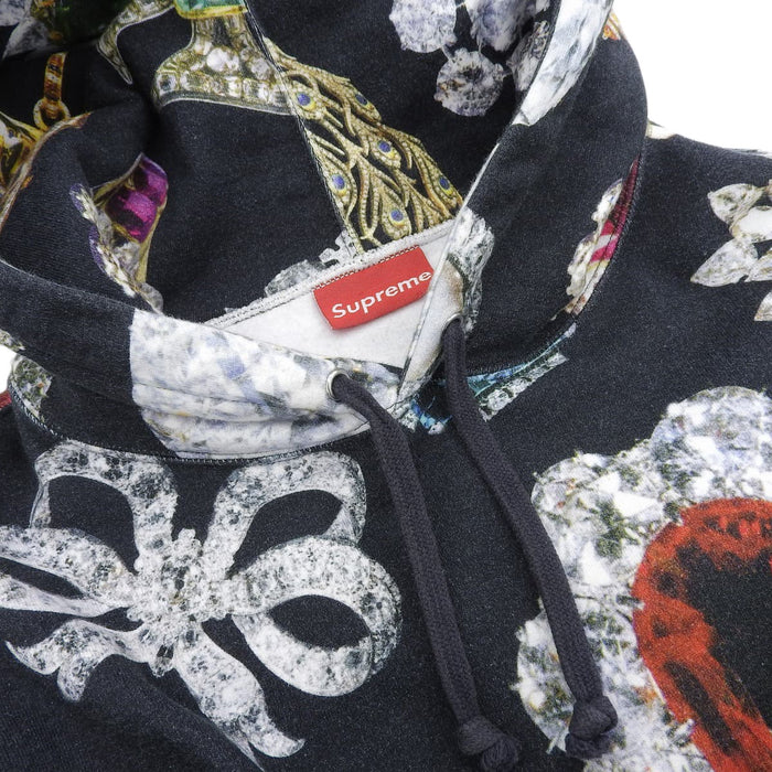 Supreme 
Jewel Pattern Logo Sweat Hoodie Cotton 
Jewel All-over Pattern Parker