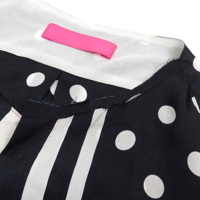 Y's 
Takeshi Kosaka by Pink Label One Sleeve 
Coin Dot Design Blouse 
TAKESHI KOSAKA by Y's Pink Label