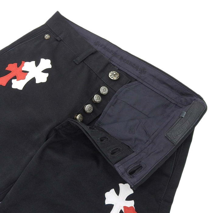 CHROME HEARTS 
CH クロスボール ホースシュー ロゴ スクロールラベル 
クロスパッチ チノ パンツ