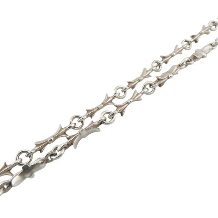 CHROME HEARTS 
TINY E BAR 20inch Link Chain 1999 Engraving Silver 
Tiny E Bar Chain 20 Inch