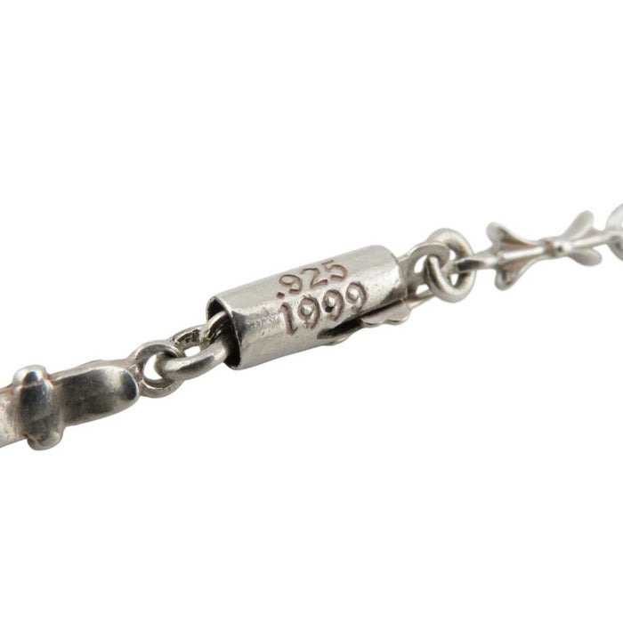 CHROME HEARTS 
TINY E BAR 20inch Link Chain 1999 Engraving Silver 
Tiny E Bar Chain 20 Inch