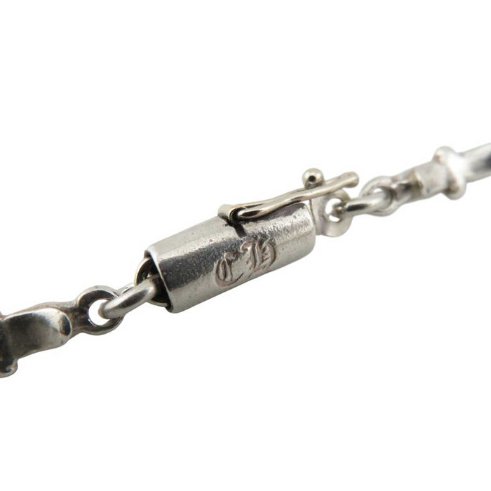 CHROME HEARTS 
TINY E BAR 20inch Link Chain 1999 Engraving Silver 
Tiny E Bar Chain 20 Inch