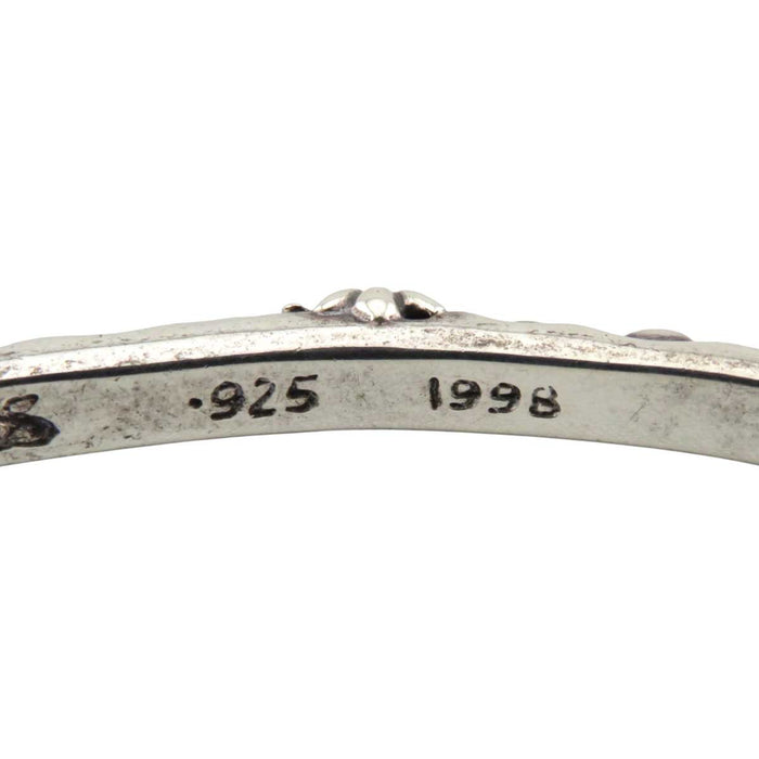CHROME HEARTS
1998 Engraving CH Cross Scroll
SBT Band Bangle