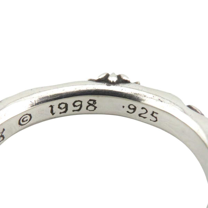 CHROME HEARTS 
SBT BAND 1998 Engraving Silver 
SBT Band Ring