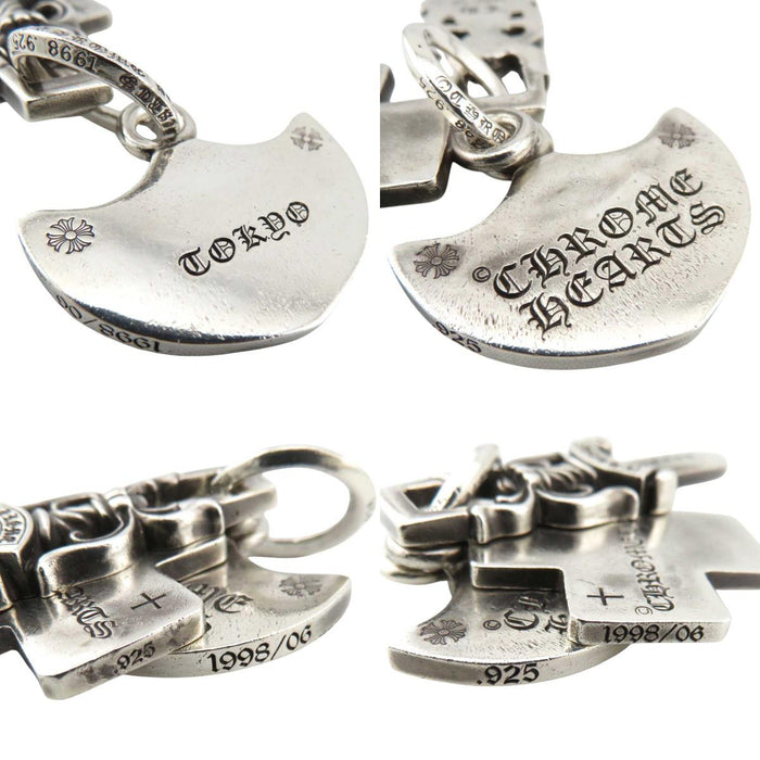 CHROME HEARTS 
3TRINKETS Shield Tokyo 1998/06 Engraving 1989/08 Engraving 
Three Trinkets Pendant Top Tokyo Limited Edition