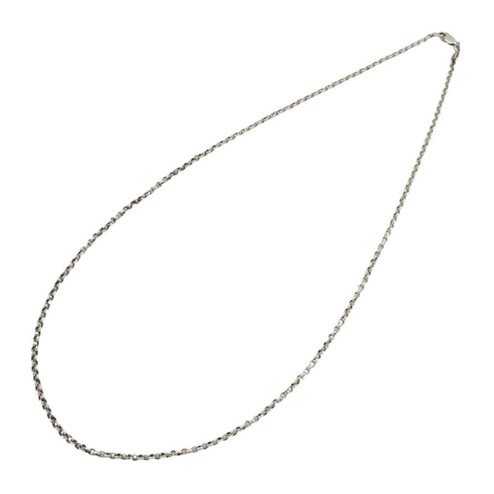 CHROME HEARTS 
颈链 R18 18英寸 2001刻印 银 
滚珠链 颈链 18英寸