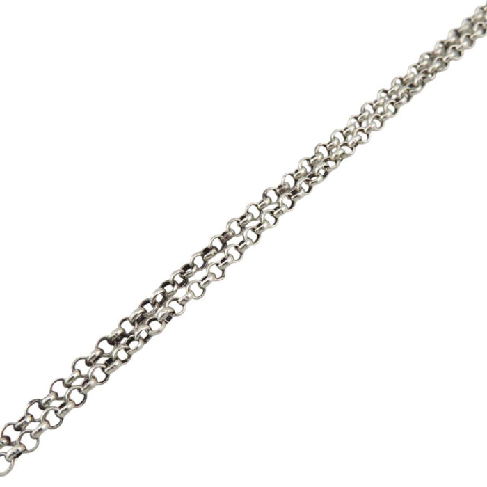 CHROME HEARTS 
颈链 R18 18英寸 2001刻印 银 
滚珠链 颈链 18英寸