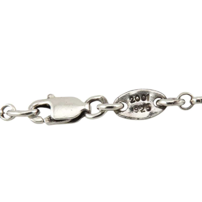 CHROME HEARTS 
颈链 R18 18英寸 2001刻印 银 
滚珠链 颈链 18英寸