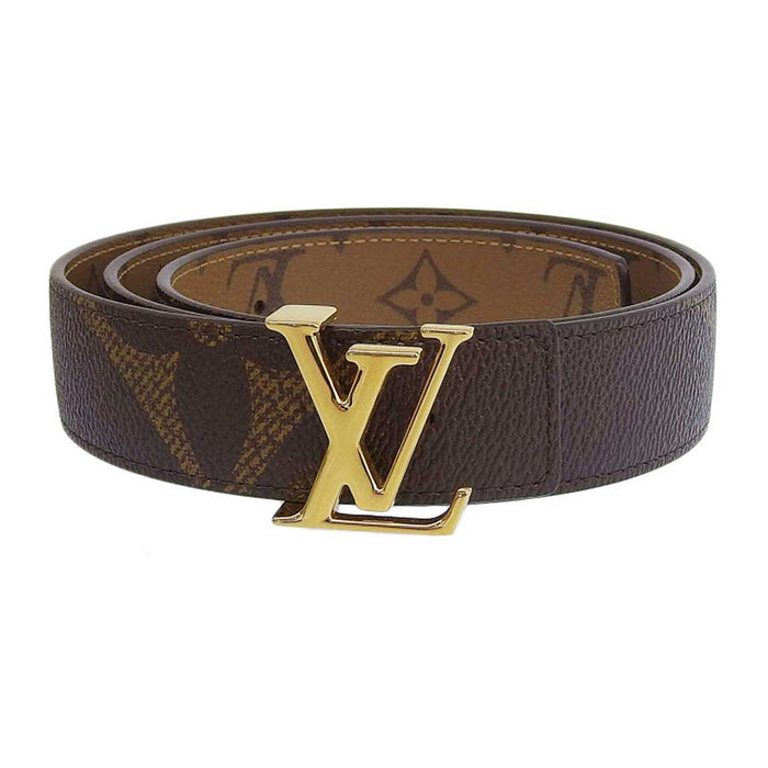 LOUIS VUITTON 
モノグラムジャイアント ゴールドカラーメタル 
LV アイコニック 30MM リバーシブル レザーベルト 
モノグラム