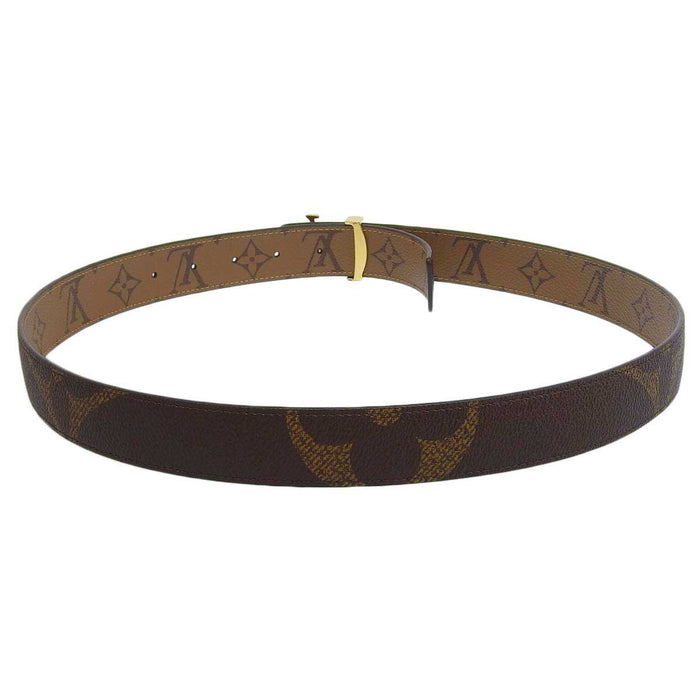 LOUIS VUITTON 
モノグラムジャイアント ゴールドカラーメタル 
LV アイコニック 30MM リバーシブル レザーベルト 
モノグラム