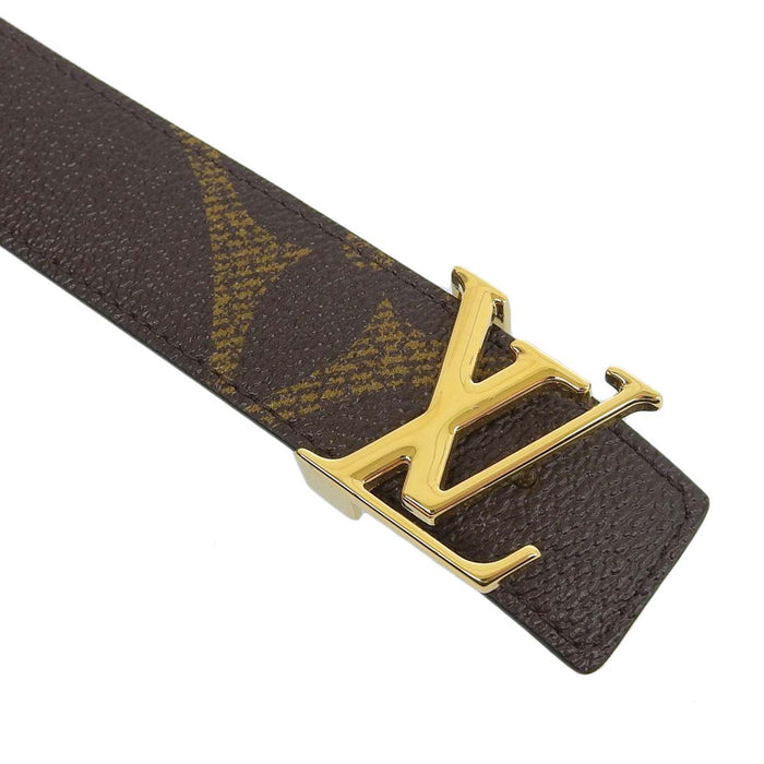 LOUIS VUITTON 
モノグラムジャイアント ゴールドカラーメタル 
LV アイコニック 30MM リバーシブル レザーベルト 
モノグラム