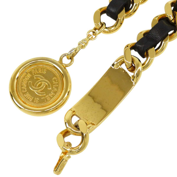 CHANEL 
94A COCO CC 31RUE CAMBON コイン ゴールドカラーメタル 
ココマーク ヴィンテージ チェーンベルト