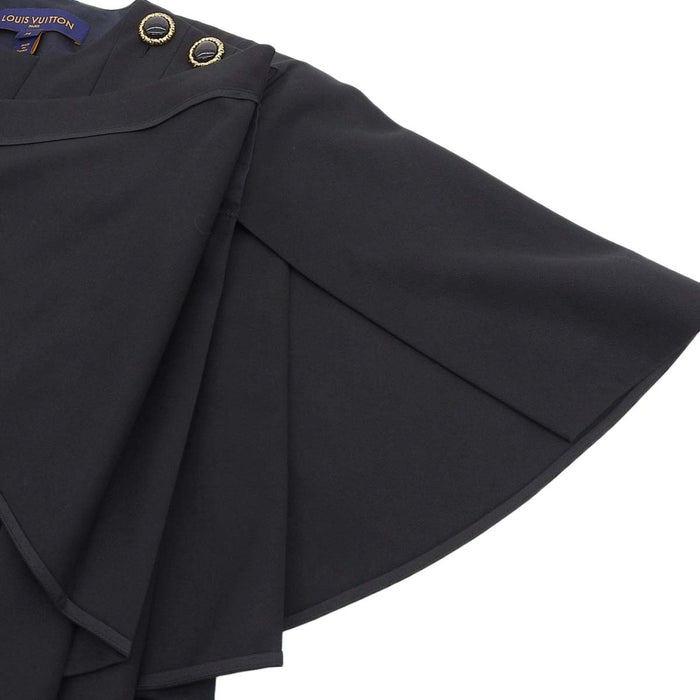 LOUIS VUITTON 
RW221B MK4 FMMA84 22SS LV 
Cape plissée asymétrique