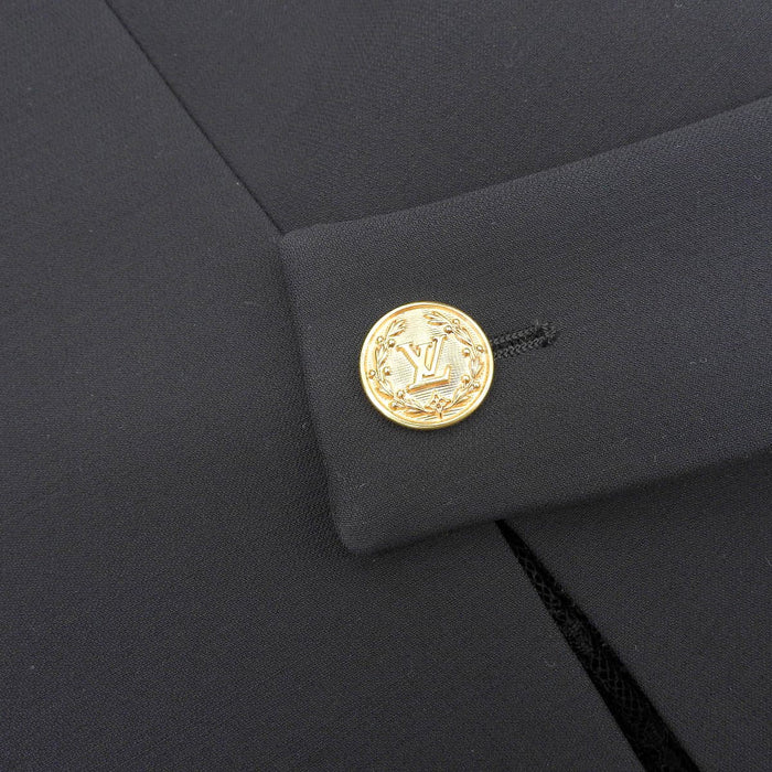 LOUIS VUITTON
LV logo button lace flower wool blend silk blend RW222W NQA FNDR34
Preppy Martingale dress