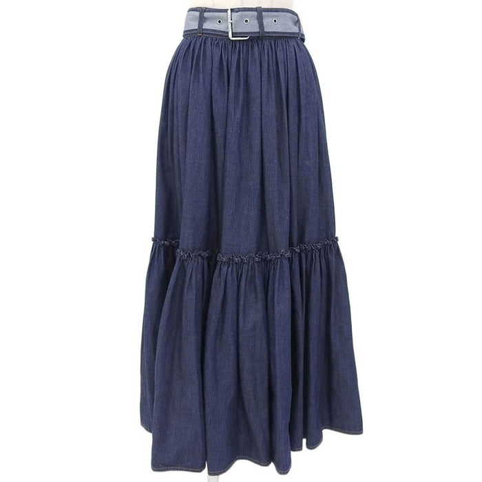 Dior
Logo Long Skirt
Logo Belt Flare Denim Skirt