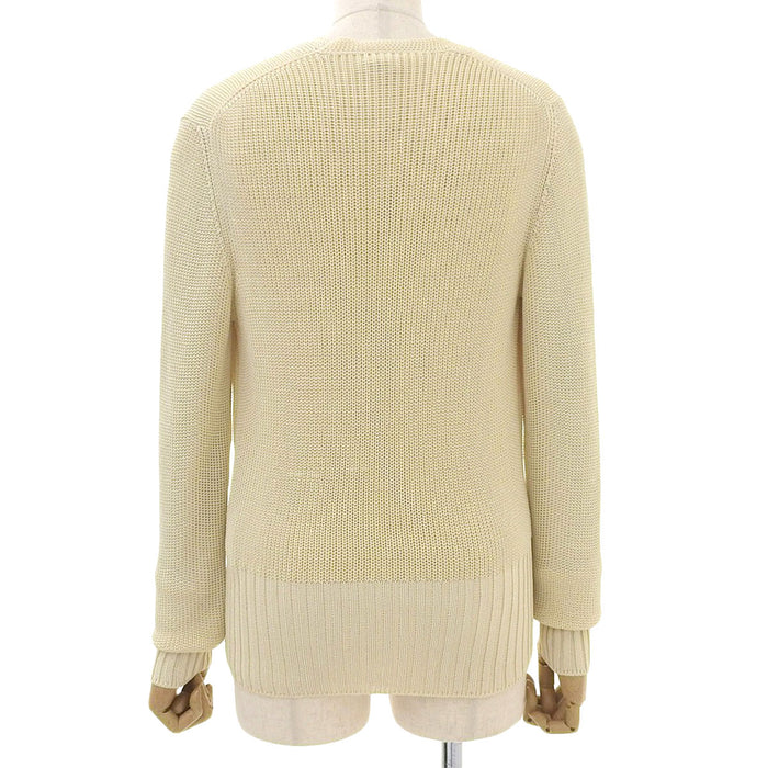 HERMES
Cardigan tricot d'été col en V ajouré
Rayonne nylon ensemble