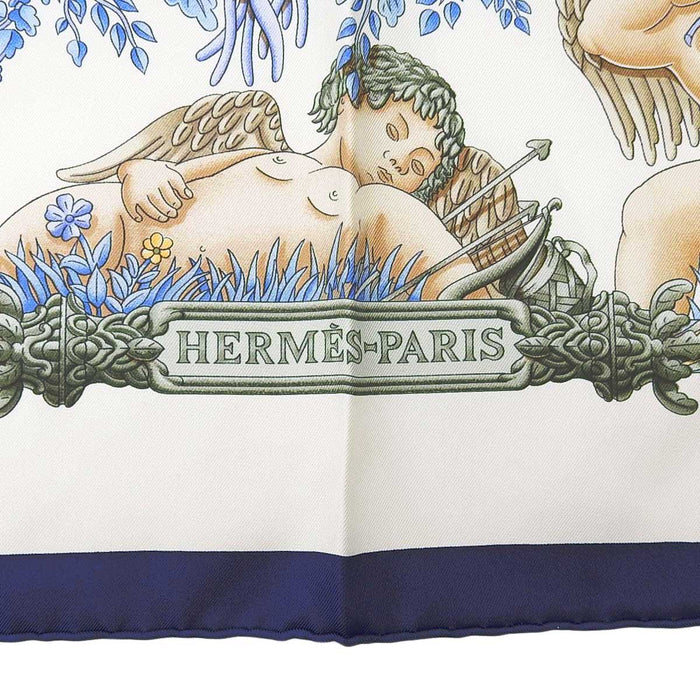 HERMES
Silk Large Stole
Carré 90 LE MATIN NEUF New Morning Scarf