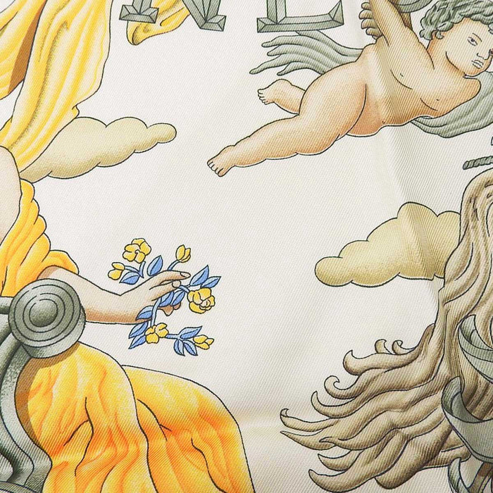 HERMES
Silk Large Stole
Carré 90 LE MATIN NEUF New Morning Scarf