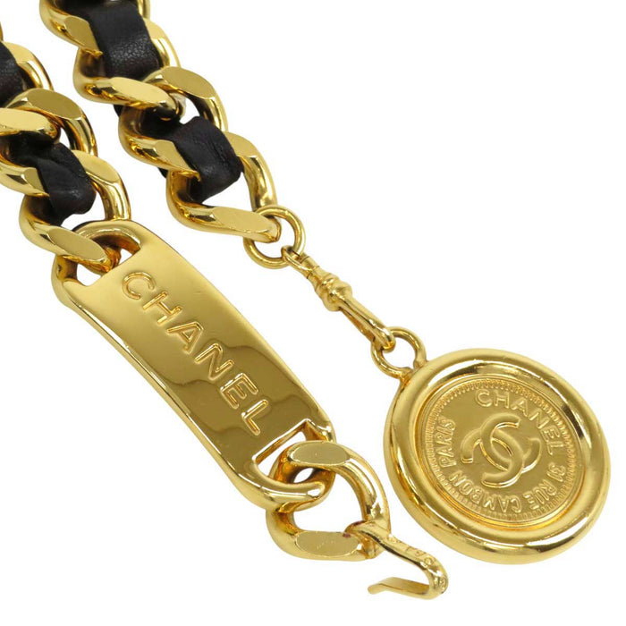 CHANEL 
95A COCO CC 31RUE CAMBON コイン ゴールドカラーメタル 
ココマーク ヴィンテージ チェーンベルト