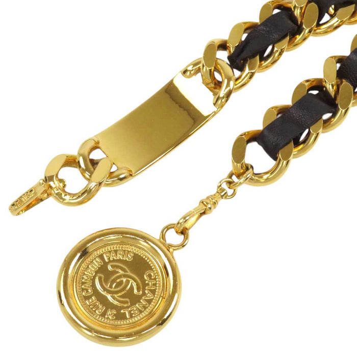 CHANEL 
95A COCO CC 31RUE CAMBON コイン ゴールドカラーメタル 
ココマーク ヴィンテージ チェーンベルト