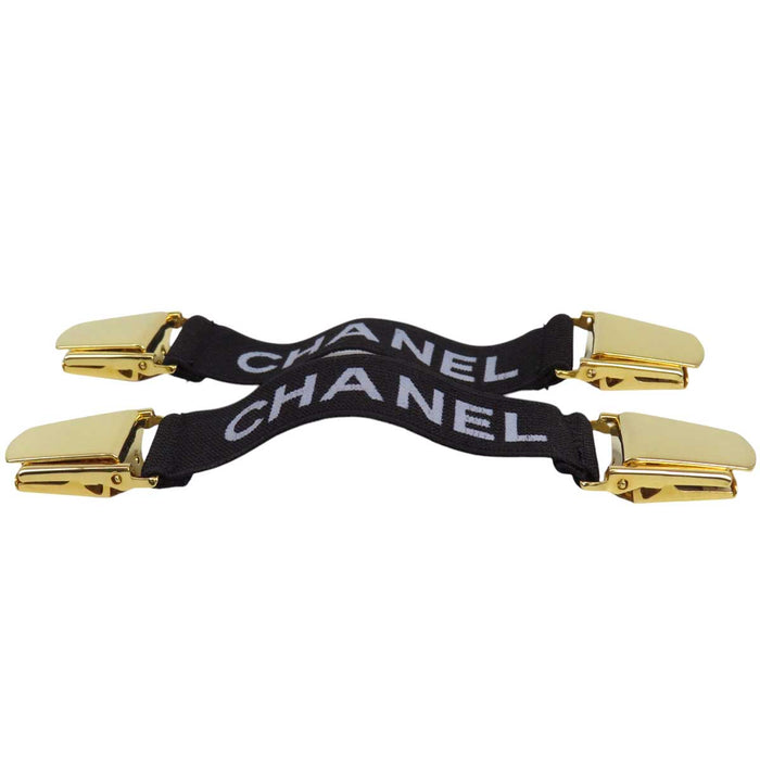 CHANEL 
COCO CC ゴールドカラーメタル 
ロゴ プリント セット アームバンド