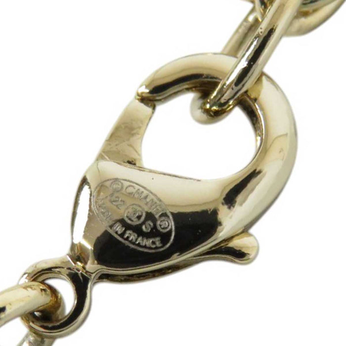 CHANEL
Mademoiselle A22S COCO CC Light Gold Color Metal
Coco Mark Mademoiselle Chain Necklace