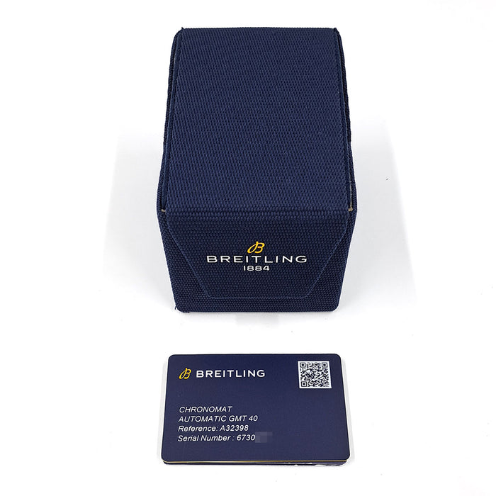 BREITLING
Chronomat Automatic GMT Date
With Box and Warranty Card