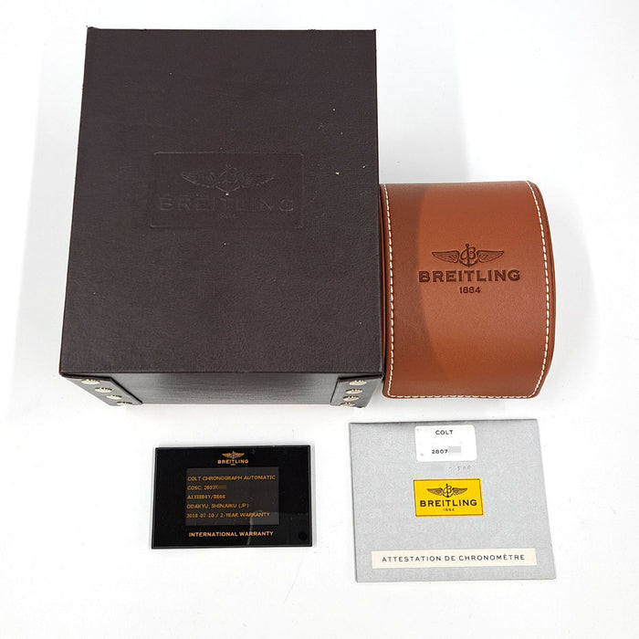 BREITLING
Colt Chronograph Automatic Japan Limited
With Box and Warranty Card