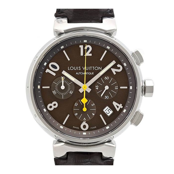 LOUIS VUITTON 
Tambour Chronographe Date 
Avec boîte et certificat