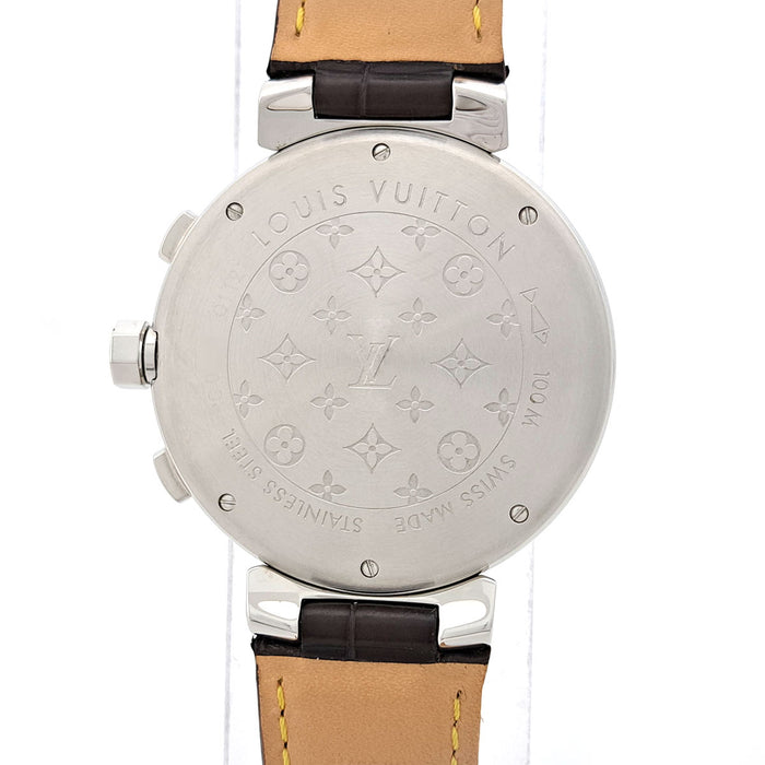 LOUIS VUITTON 
Tambour Chronographe Date 
Avec boîte et certificat