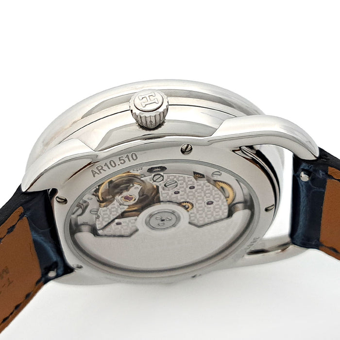 HERMES 
Arceau Le Temps Voyager Dual Time Zone 
With Box and Guarantee Card