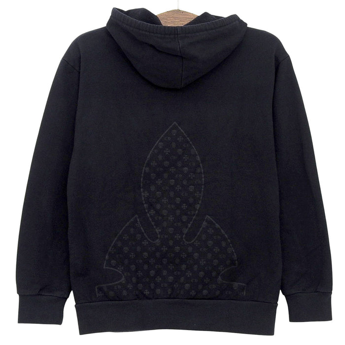 CHROME HEARTS 
スクロールラベル スウェット フーディ 
バック フレアニー ダガージップ ジップアップ パーカー