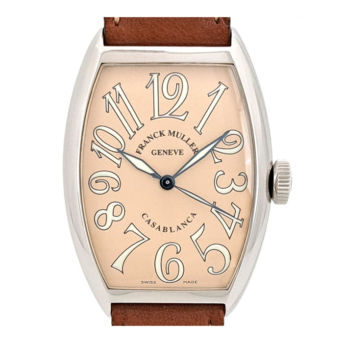 FRANCK MULLER 
カサブランカ サーモンピンクダイヤル  
箱ギャラ付