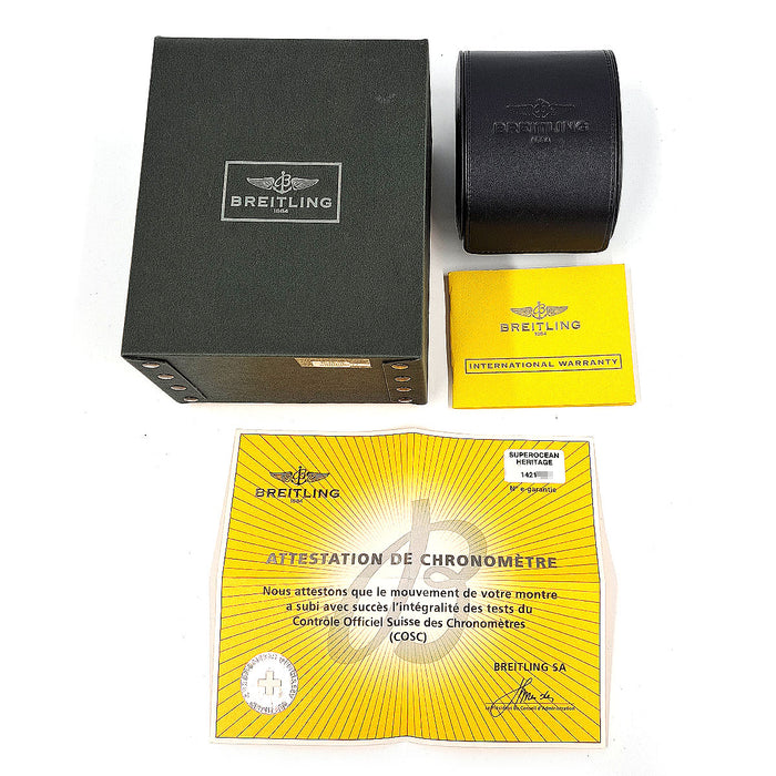 BREITLING 
Superocean Heritage 42 
With box and warranty card