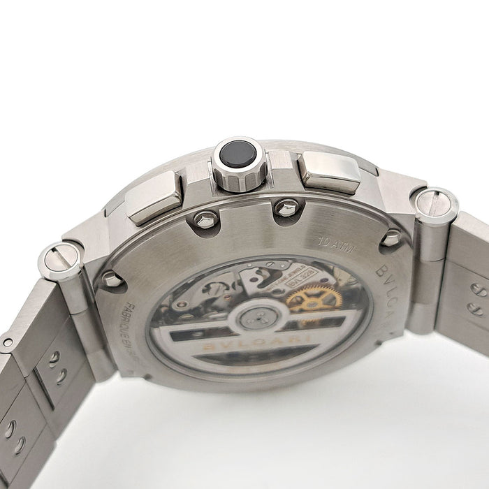 BVLGARI 
Diagono Velocissimo Chronograph 
With box and warranty card