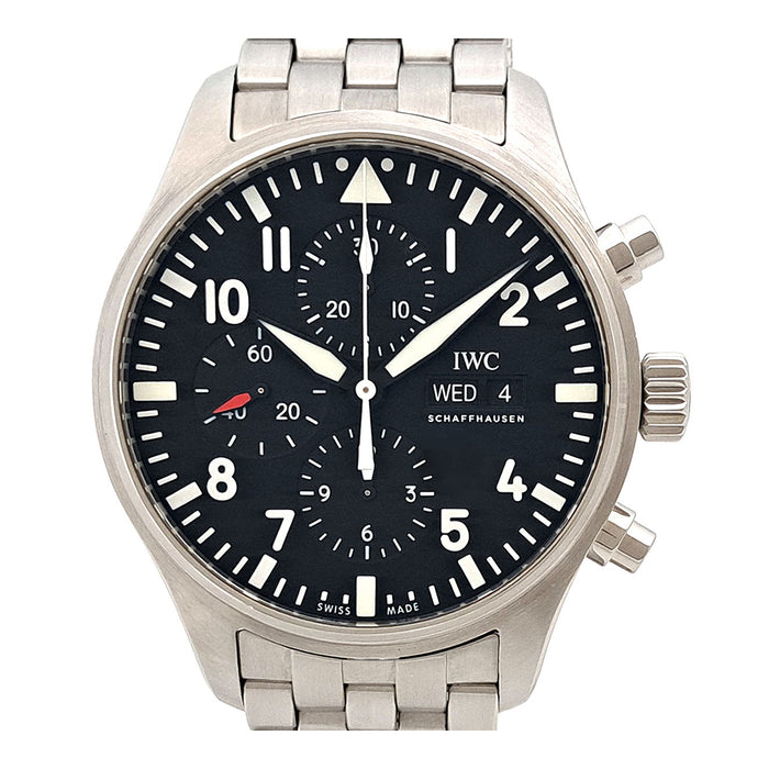 IWC Pilot Watch Chronograph with Box and Warranty Card