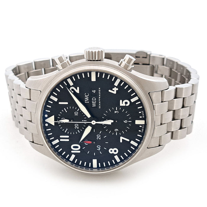 IWC Pilot Watch Chronograph with Box and Warranty Card