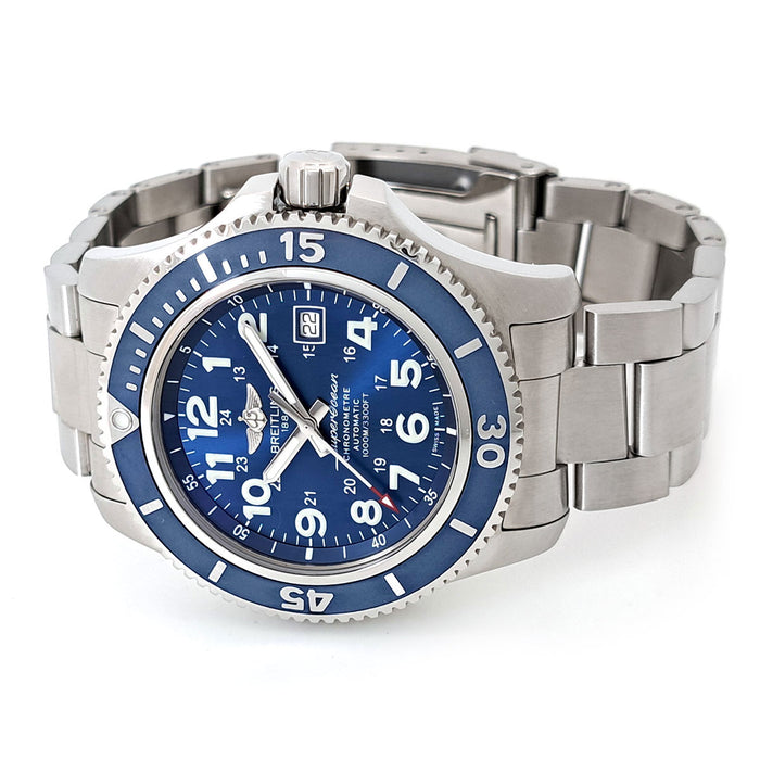 BREITLING 
Superocean II 44 Date 
With box and warranty card Superocean 2