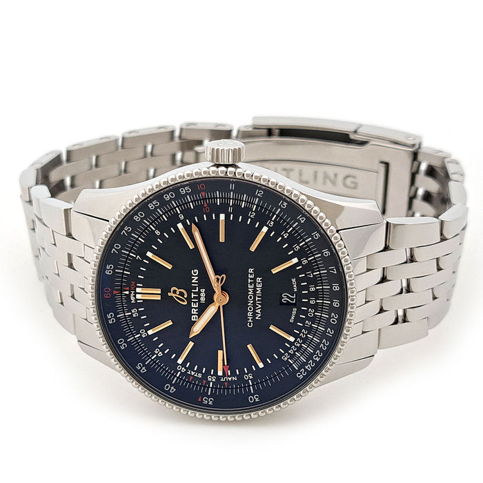 BREITLING 
Navitimer Date 
With Box