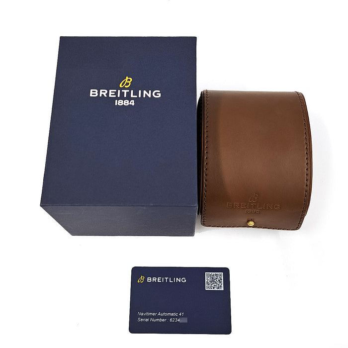 BREITLING 
Navitimer Date 
With Box