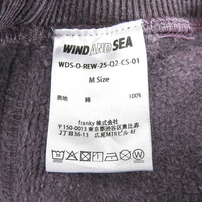 WIND AND SEA 
ロゴ ステッチ コットン トレーナー スウェット 
スウェット