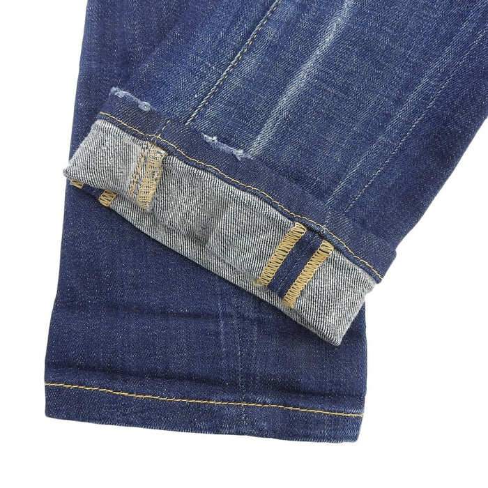 DSQUARED2 DSQUARED2 Damage Paint Logo Cotton Tidy Biker Jeans