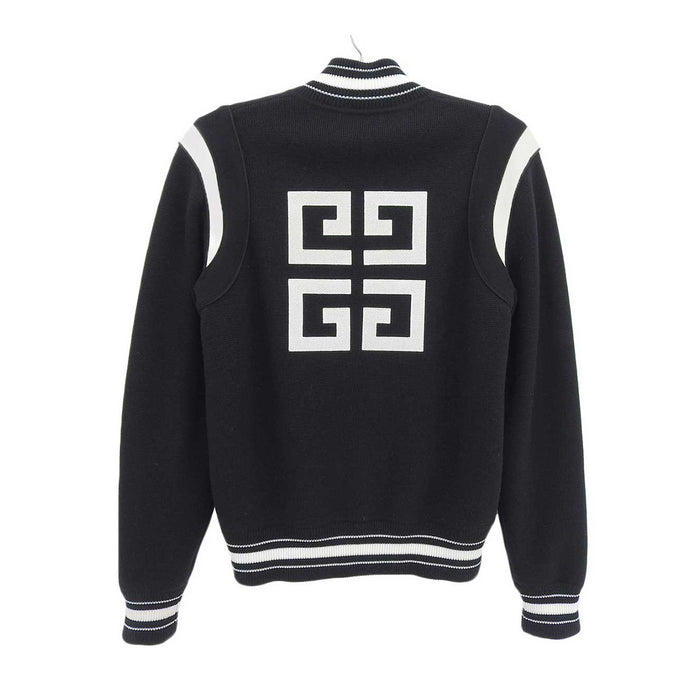 GIVENCHY 
ricamo lana 
4G logo maglione teddy giubbotto in lana
